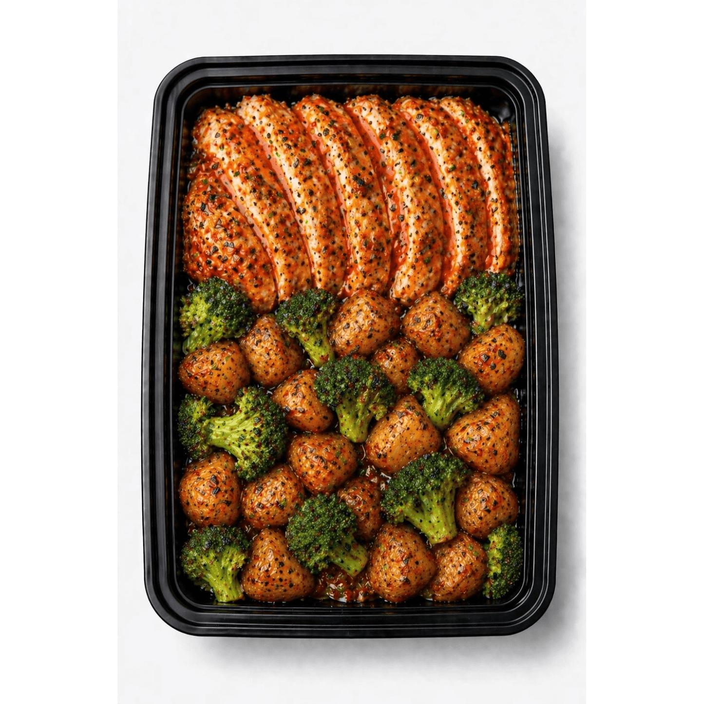 Franks Hot Sauce Chicken With Broccoli And Roast Potatoes