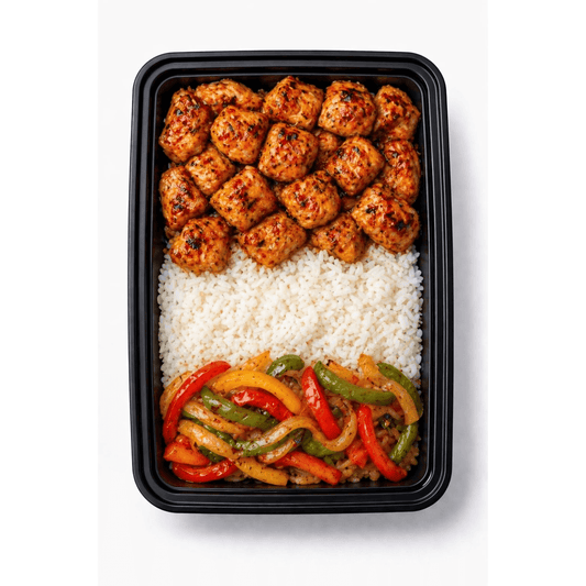 Peri Peri Chicken Rice Box With Peppers from tub grub
